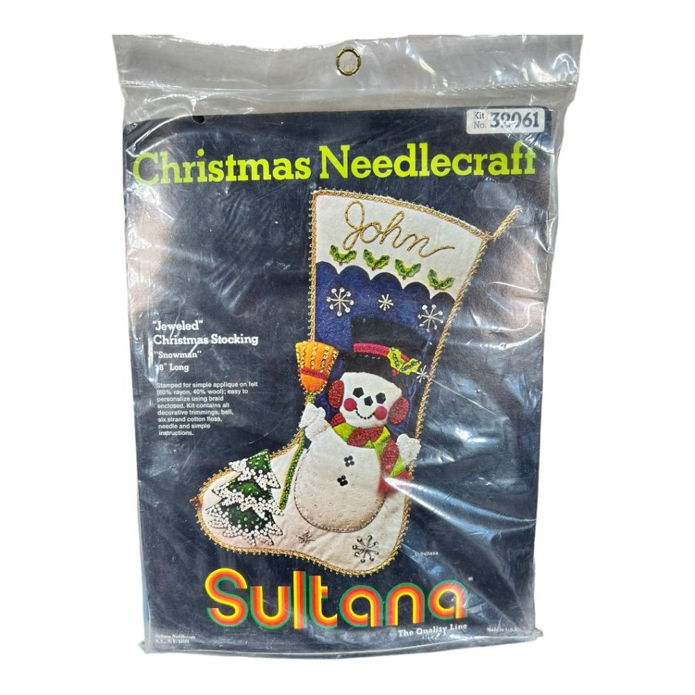 NWT Sultana Christmas Stocking Needlecraft‎
